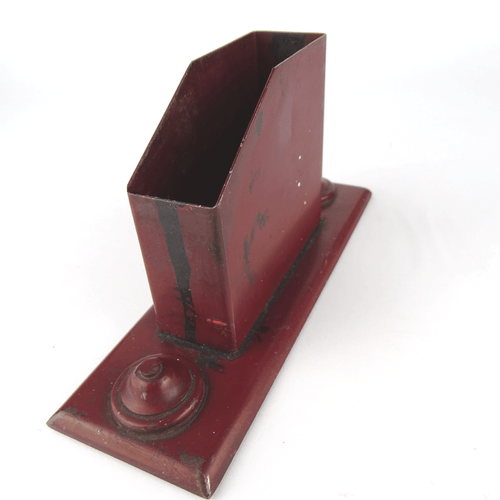Pen Note Holder Desk Organizer, Industrial Pen Holder Bauhaus 1920-1930 - Picture 5 of 9