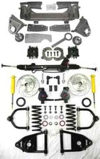 47 54 Chevy Truck Mustang Ii Power Front End Suspension 2 Drop Slotted Bolt On