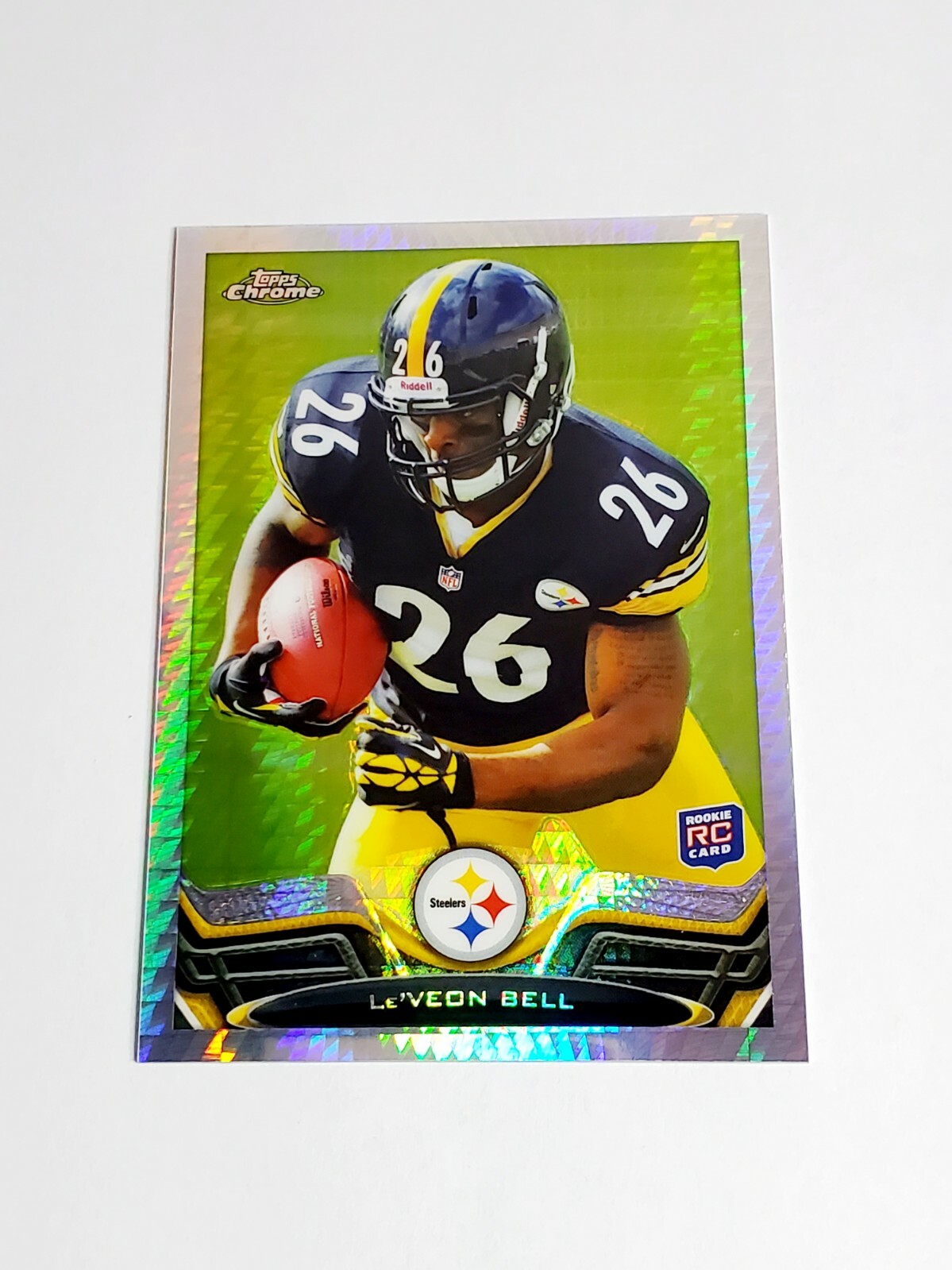 2013 Topps Chrome Prism Refractor /260 Le'Veon LeVeon Bell CHIEFS STEELERS 🔥