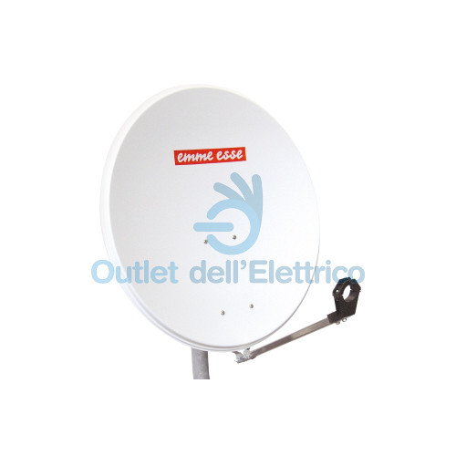 Emme Sie 8080 Parabel 80cm Alu Weiß Für Himmel Sat-tv