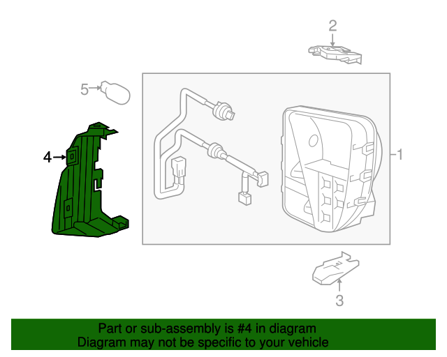 TOYOTA 8151947060 Genuine OEM Turn Signal Lamp Bracket for sale  