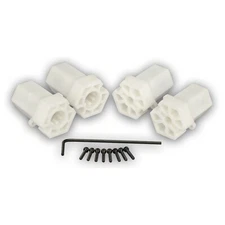 Pro-Line Racing #2689-11 Team Associated All-Purpose Wheel Adaptor Chrome 