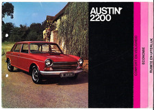 Austin 2200 c1972-75 Dutch Market Sales Brochure Landcrab FAIR