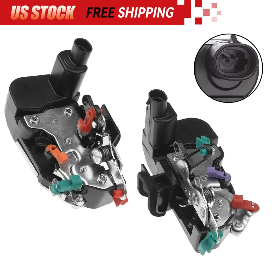 Actuador de bloqueo de puerta 2 piezas para Dodge Ram 3500 1994-2002 Foto 2 de 4