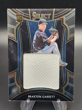 Braxton Garrett 2021 Panini Select Rookie Jumbo Swatch