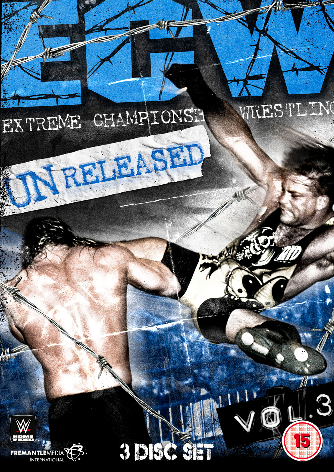 WWE: ECW - Unreleased Volume 3 (DVD) Rob Van Dam Taz Raven Tommy Dreamer