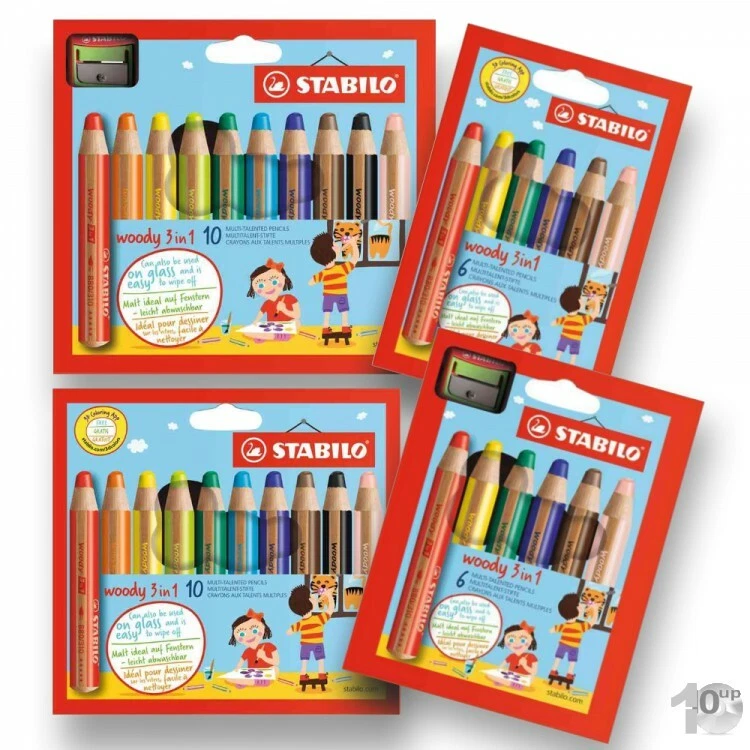 STABILO Multi-Talent-Stift woody 3 in 1 versch. Karton-Etui zur Auswahl