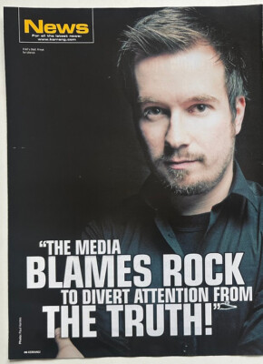 MATT DAVIES-KREYE ~ 2008 full page UK magazine poster FUNERAL FOR A FRIEND
