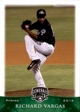 2014 Jackson Generals Grandstand #34 Richard Vargas Dominican Republic DR Card