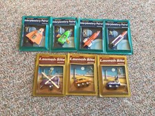 60s 70s 7 SPACE GOLDEN ASTRONAUT MULTIPLE TOY MAKERS INTERPLANETARY LAUNCH NOS