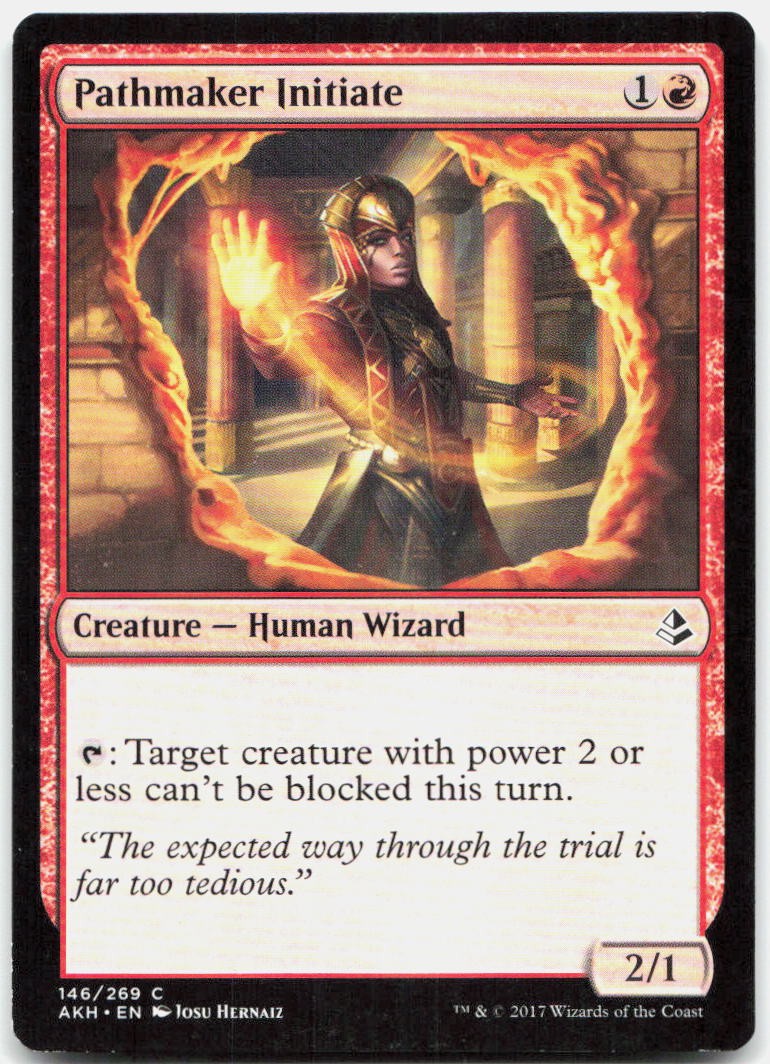 Pathmaker Initiate 146 Common Amonkhet Magic: The Gathering Lightly Played