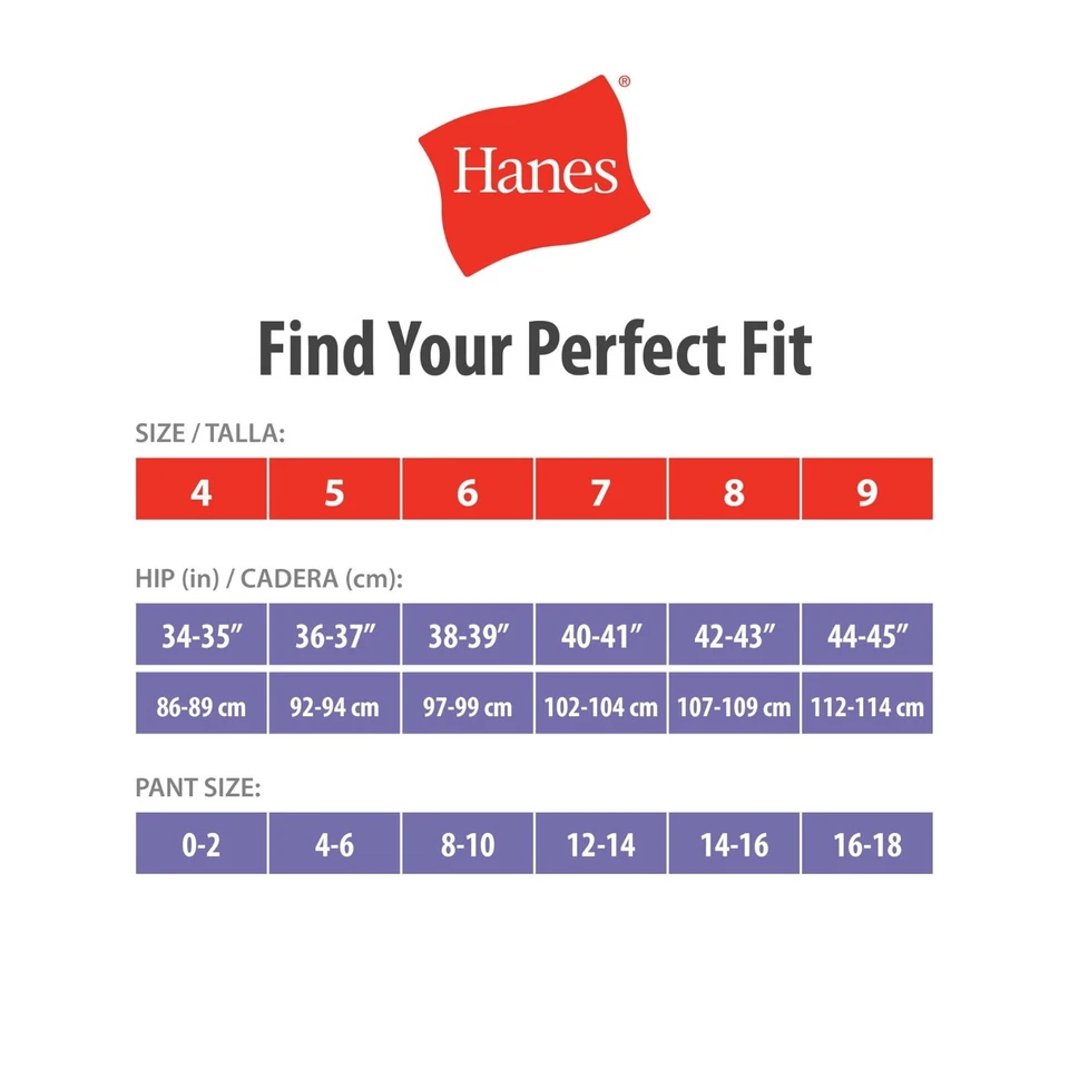 Hanes Comfort, Period. Women's Brief Underwear, Super Leaks, 3 Pack, size M-3XL - Image 2 of 4