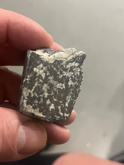 Silver with calcite and nickeline, Hargraves mine, Cobalt, Ontario, Canada