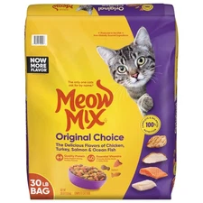 Meow Mix Original Choice Dry Cat Food, 30 lb. Bag