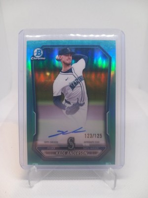 2026 Bowman Chrome Kade Anderson Aqua Refractor Auto /125 #CPA-KAN