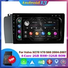 9" For Volvo XC70 V70 S60 2004-2007 Touch Screen CarPlay Car Stereo Navigation GPS