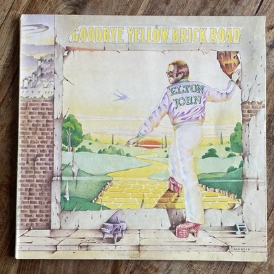 ELTON JOHN - GOODBYE YELLOW BRICK ROAD  EX/EX DOUBLE VINYL LP / TRANSLUCENT