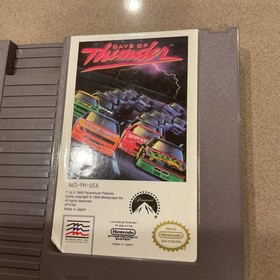 Days of Thunder Nintendo Entertainment System NES aut&eacute;ntico manual de instrucciones