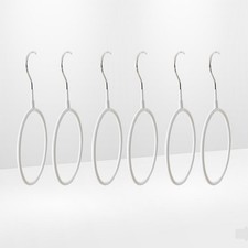 5 Pcs Scarf Hanger for Multiple Scarves Necktie Closet Ring Hangers