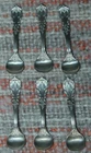 6 Antique REED & BARTON Sterling Silver FRANCIS I Salt Spoons 35 GRAMS Lot AH