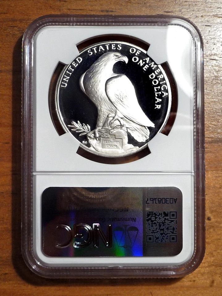 1984-S LA Olympics 90% Silver Dollar Proof NGC PF69 Ultra Cameo - Image 2 of 4