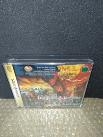 CAPCOM Dungeons & Dragons Collection Saturn T-1245G 4MB RAM Cart Game Unopened