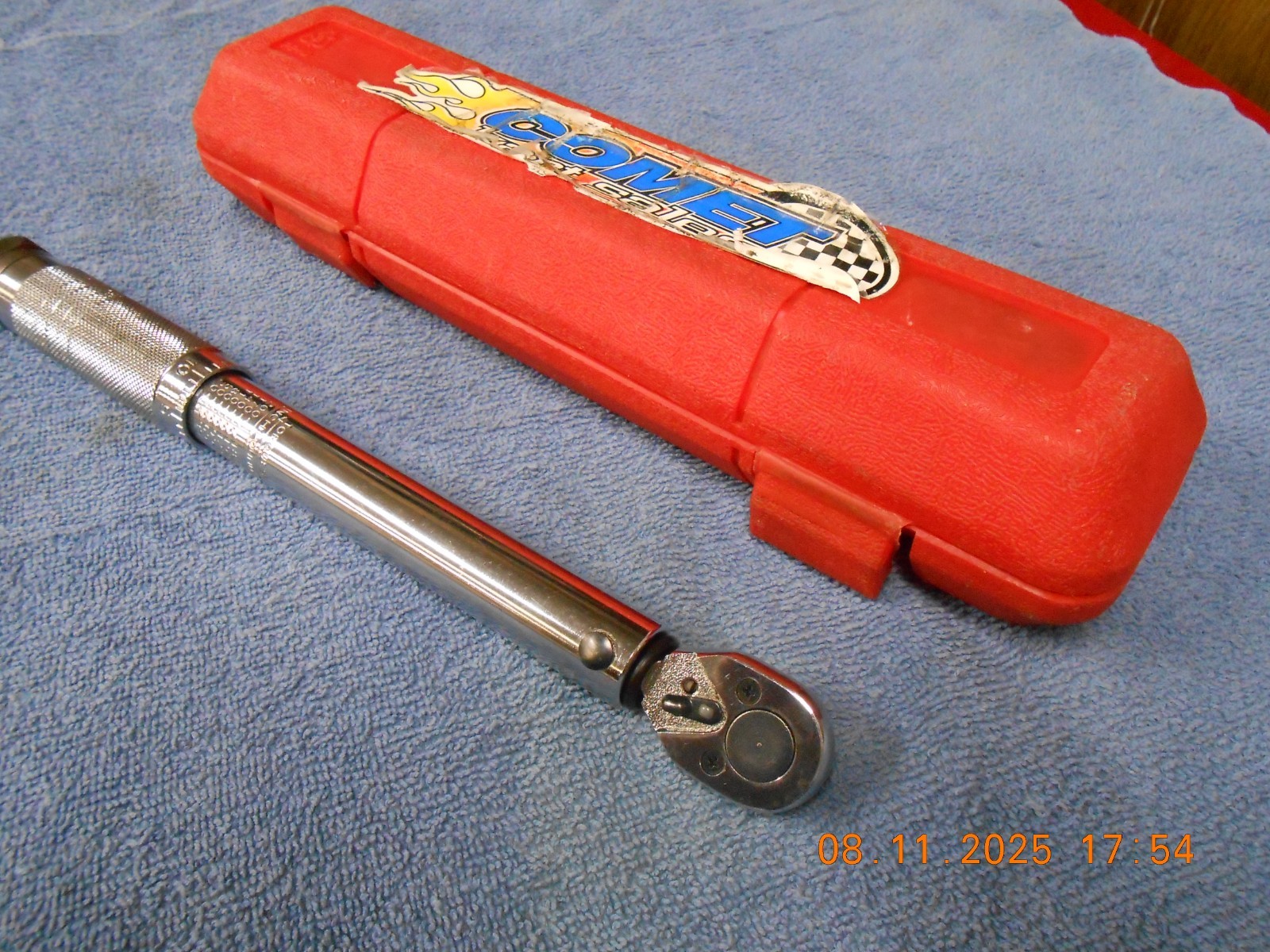 1/4" DR DRIVE INCH LBS POUND MICROMETER CLICKER TORK TORQ TORQUE WRENCH TOOL