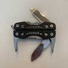 Gerber Clutch Mini Multi Tool Pliers Knife In Black