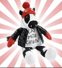 Chick-fil-A Holiday 2025 Plush Cow DollToy Snow Day Christmas 9"