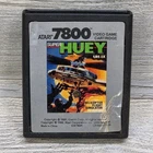 Super Huey UH-IX Atari 7800 Tested Working Video Game Helicopter Flight