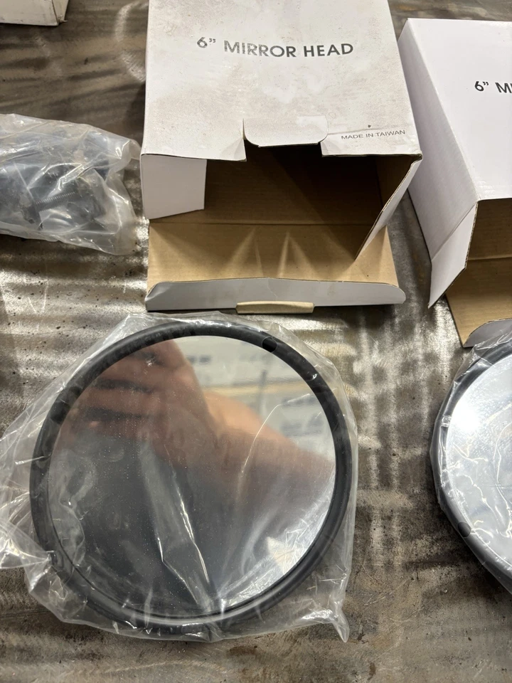 Espejos retrovisores de montaje parabrisas Rampage Jeep 76-18 nuevos par de caja abierta CJ YJ TJ JK Foto 3 de 4