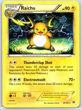 Raichu 49/162 Rare BREAKthrough Pokemon Moderately Played