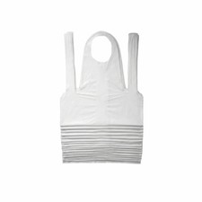 500 White Disposable Aprons Waterproof Proof 28" x 46" 2 Mil Polyethylene