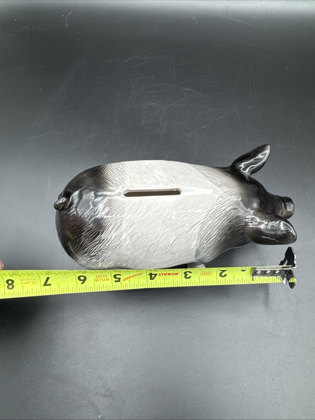 Vintage Otagiri Japan Piggy Bank / Cool Swear Jar! Ceramic Hand Painted See Pic