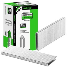 meite 18 Gauge 1/4-Inch Narrow Crown Staples, 1-1/2-Inch Length, 1,120 PCS ...