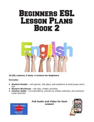 Learning English Curriculum Beginners ESL Lesson Plans Book 2 (Taschenbuch)