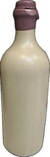 VTG MKM CROCK WINE BEER ALE CIDER VINEGAR CERAMIC CORK BOTTLE VASE CREAM GRAY .7