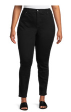 Terra and Sky Women's Plus Size Core Denim Skinny Jeans Black. Size 16W
