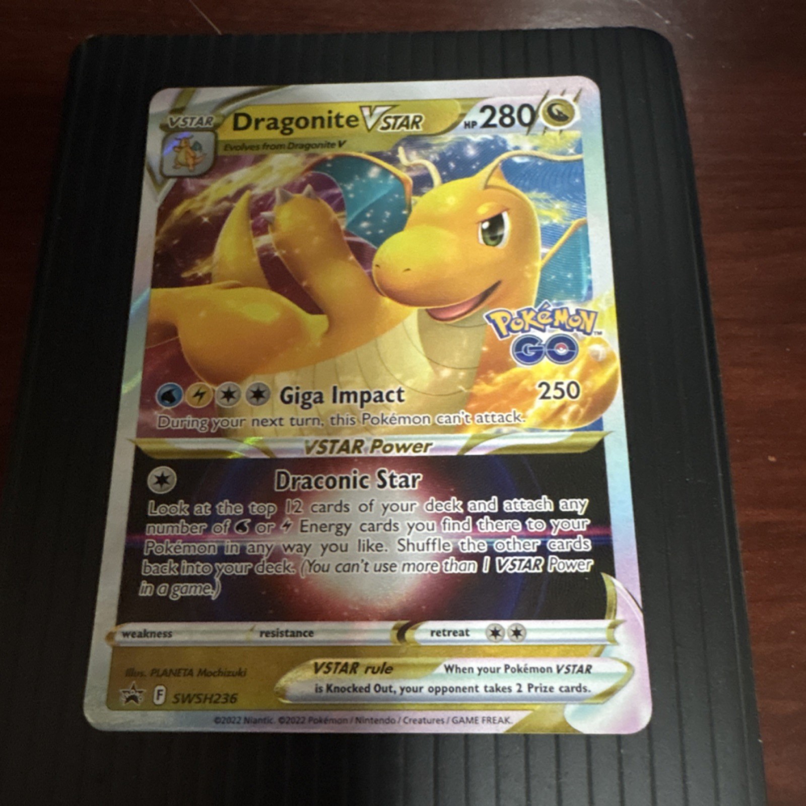 Pokémon Dragonite VSTAR SWSH: Sword & Shield Promo Holo SWSH236 HP280 Card