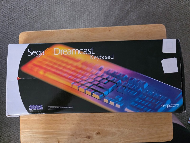 Sega Dreamcast Keyboard Controller MK-50152 with Box Tested Working! NEVER USED!