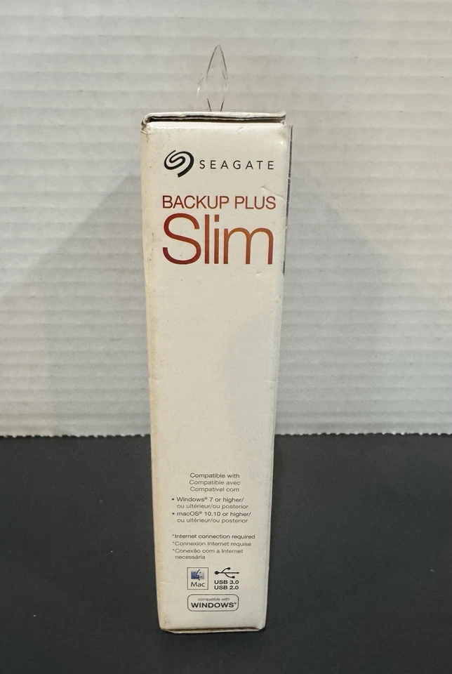 Seagate 1TB Backup Plus Slim Portable Storage External Hard Drive NIB - Image 2 of 4