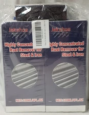 JAKEHOE Rust Remover For Steel & Iron 2-PKSet with Hand Gloves and Towel, 4FL Oz
