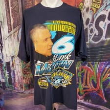 Nascar Mark Martin Viagra Racing Team Y2K 00s Vintage Shirt Size XXLarge C36 