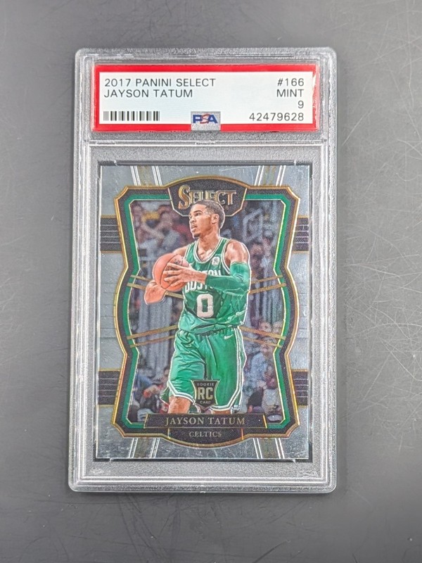 2017 Panini Select Premier Level Jayson Tatum #166 RC PSA 9