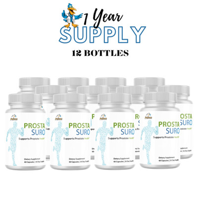 Prosta Suro- Support Supplement for Men - Urinary & Bladder Health-12 Bottles