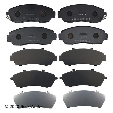 Juego de pastillas de freno de disco Beck Arnley P N 089 1735 Foto 2 de 4