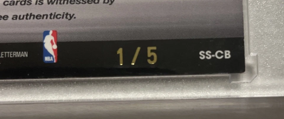 2008 Topps Letterman Scenic Signatures - Carlos Boozer 1/5 Auto #SS-CB - Image 3 of 4
