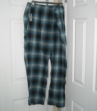 Sears, Blue Plaid Pajama Pants, Men's XL, New