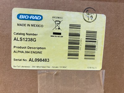 BIO-RAD ALS1238G ALPHA UNIT BLOCK ASSEMBLY FOR DNA ENGINE SYSTEM SEALED BOX