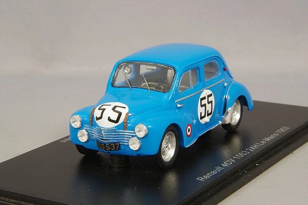 Spark S5226 1/43 Renault 4CV 1063 NO.55 24H Le Mans 1952 J Lecat H.Senfftleben-image